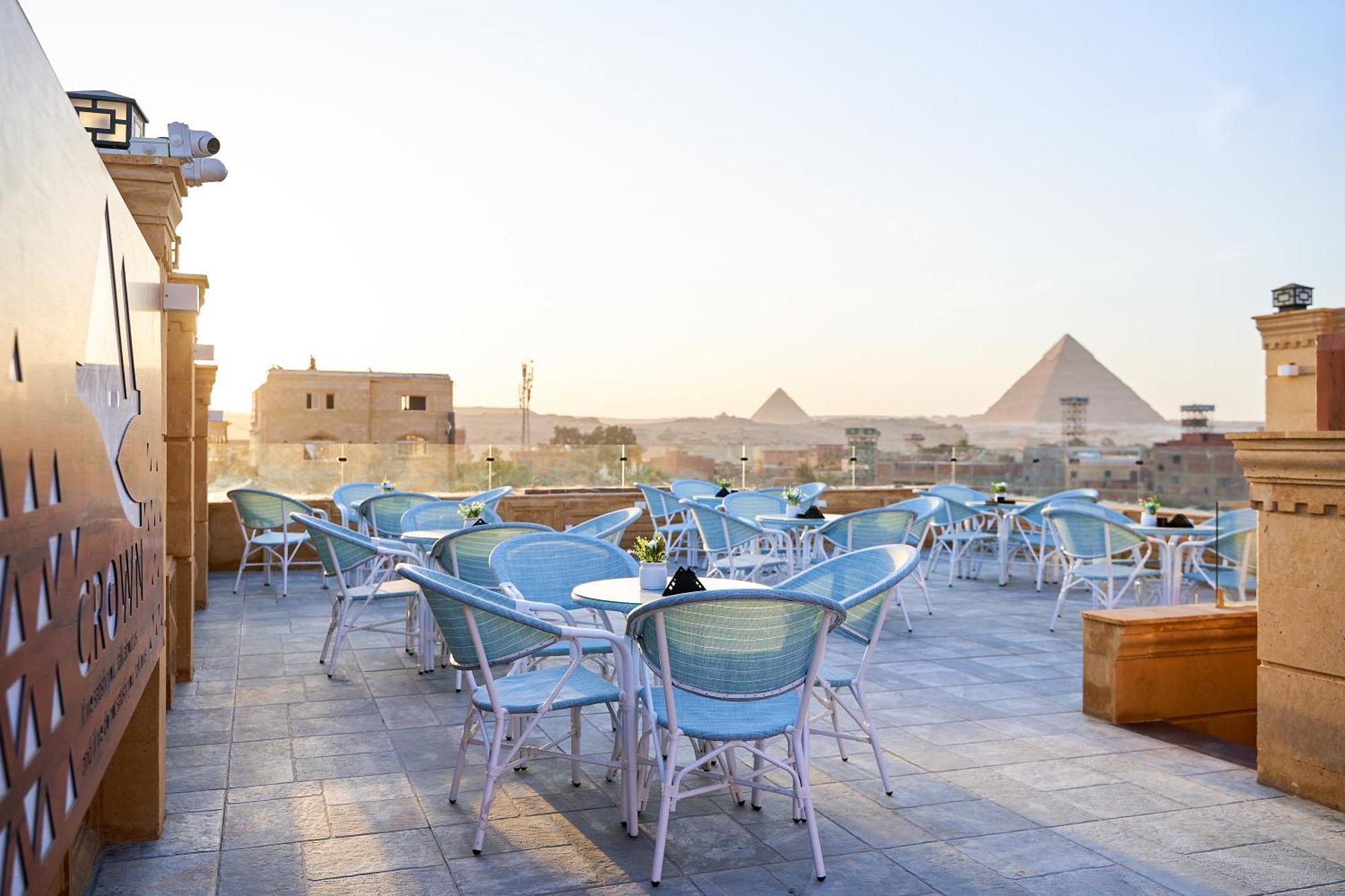 Crown Pyramids View Hotel Giza Esterno foto